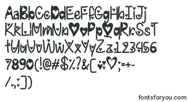  I Found My Valentine Hearted  .otf font